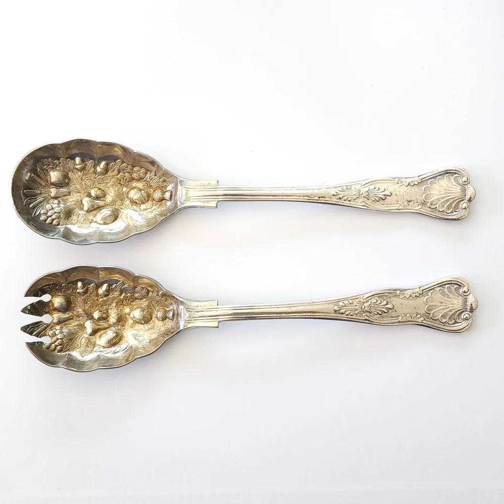 Ornate Silver‎ Serving Utensil Set